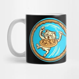 Cat Eating Spaghetti Mug